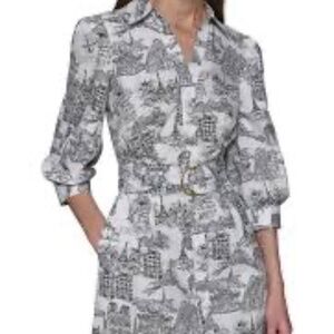Karl Lagerfeld Paris - Women's printed shirtdress
